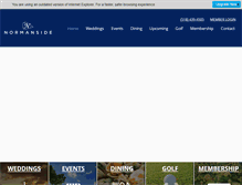 Tablet Screenshot of normanside.com